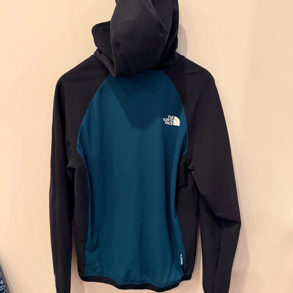 The North Face Tekware 1/4‎ Zip Hoodie Blue Navy FlashDry Mens Pullover